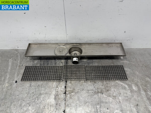Combisteel Stainless Steel Floor Well 114.4 x 20 x 14 cm Horeca - Image 4