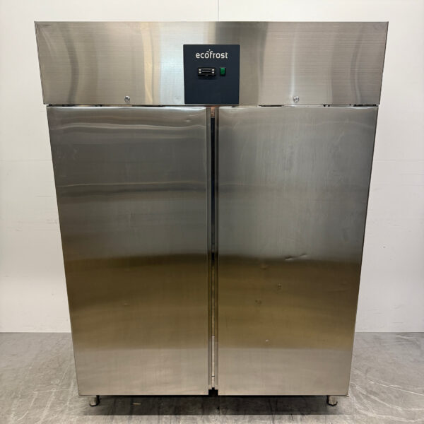 Stainless steel Ecofrost Double door Refrigerator Cooling 1200 liters 230V Catering