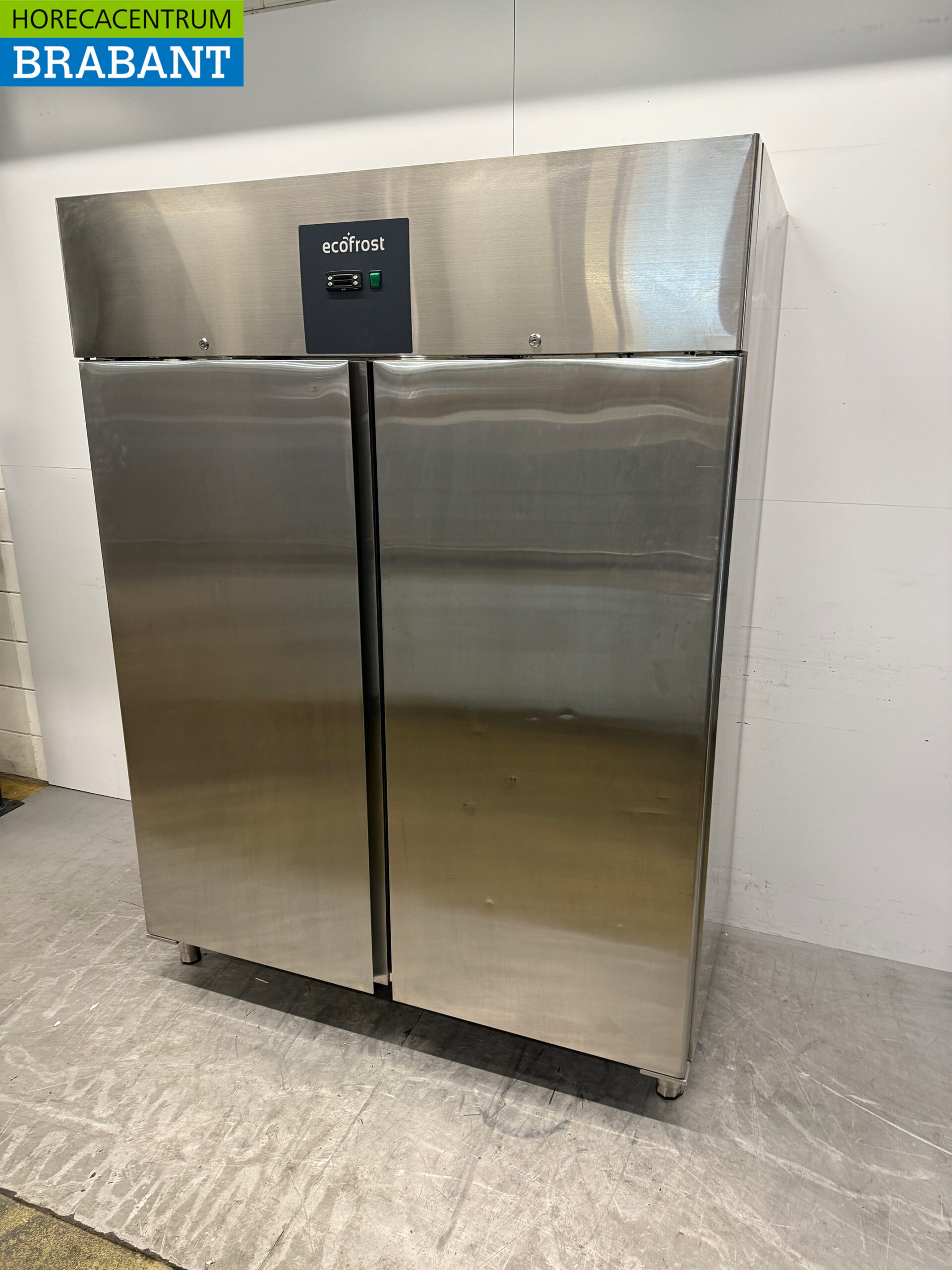 Stainless steel Ecofrost Double door Refrigerator Cooling 1200 liters 230V Catering - Image 2