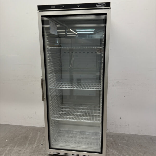 Combisteel Glass door refrigerator 570 liters 230V Horeca