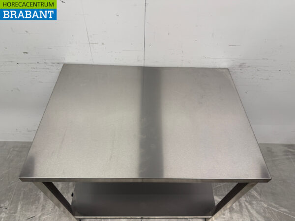 Stainless steel Worktable with undershelf 100 x 70 x 88.5 cm Catering - Image 4