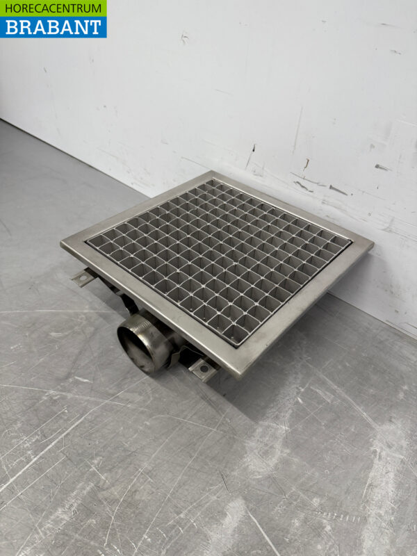 Combisteel Stainless Steel Floor Well 30 x 30 x 14 cm Horeca - Image 2