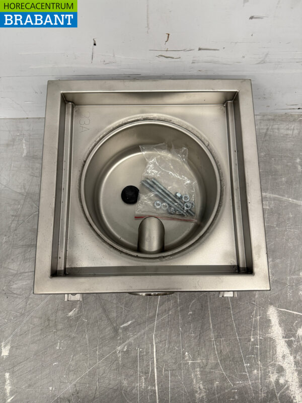 Combisteel Stainless Steel Floor Well 30 x 30 x 14 cm Horeca - Image 5