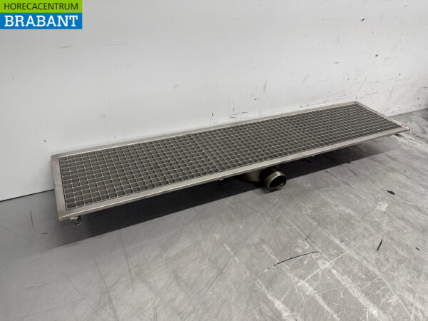 Combisteel Stainless Steel Floor Well 136.8 x 30 x 20 cm Horeca - Image 2