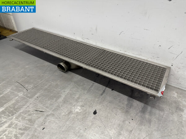 Combisteel Stainless Steel Floor Well 136.8 x 30 x 20 cm Horeca - Image 3