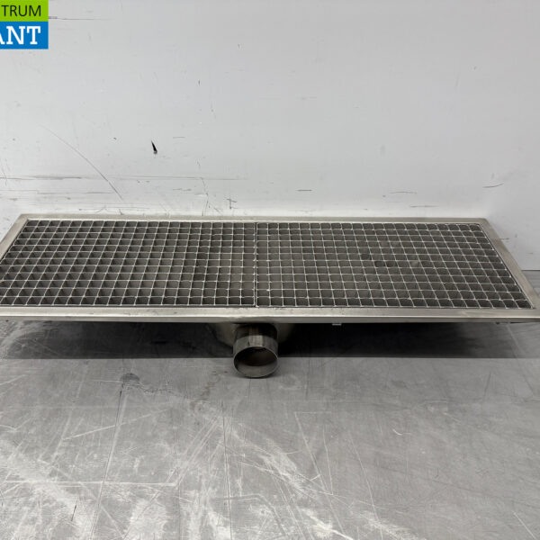 Combisteel Stainless Steel Floor Well 92.5 x 30 x 14 cm Horeca