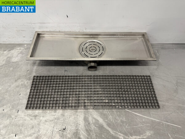 Combisteel Stainless Steel Floor Well 92.5 x 30 x 14 cm Horeca - Image 4
