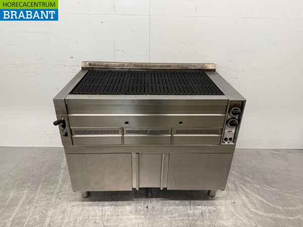 Stainless steel Il Bracere Lava Grill 114 cm GAS Catering