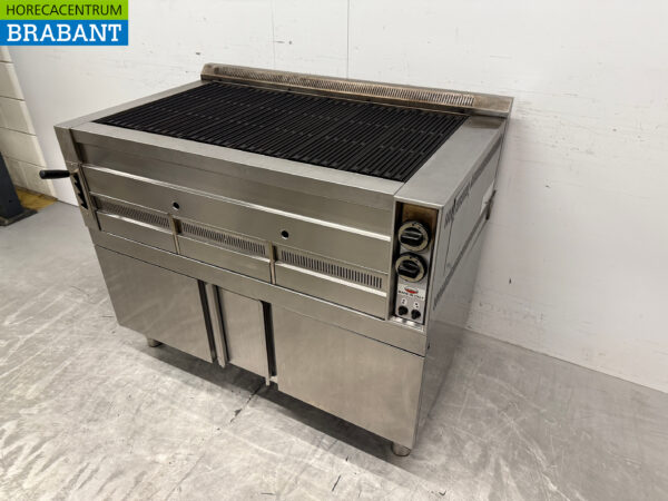 Stainless steel Il Bracere Lava Grill 114 cm GAS Catering - Image 2