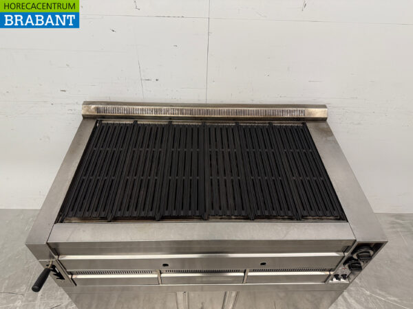 Stainless steel Il Bracere Lava Grill 114 cm GAS Catering - Image 4