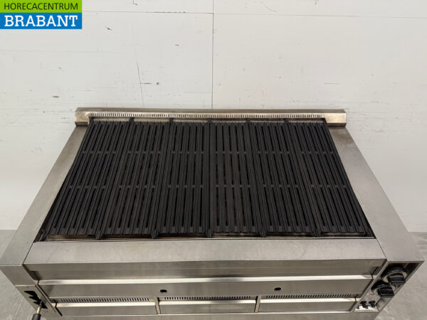 Stainless steel Il Bracere Lava Grill 114 cm GAS Catering - Image 5