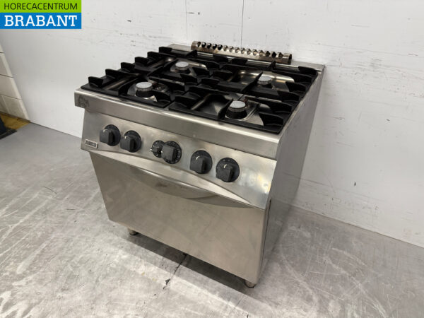 Stainless steel Zanussi 4 Burner Stove with oven GAS Catering - Image 2