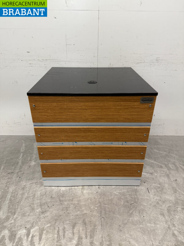 Combisteel stainless steel cash register section 80 x 80 x 82 cm Catering
