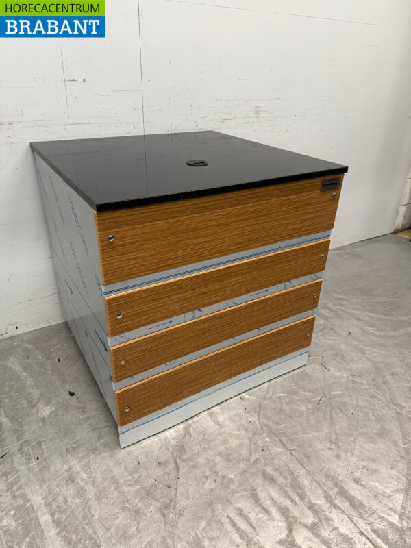 Combisteel stainless steel cash register section 80 x 80 x 82 cm Catering - Image 3