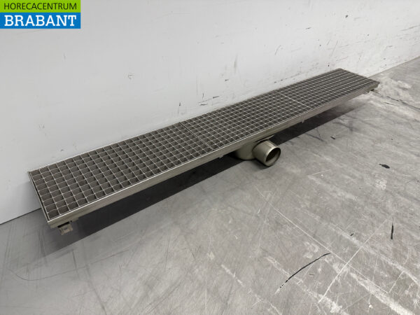 Combisteel Stainless Steel Floor Well 133 x 20 x 14 cm Horeca - Image 3