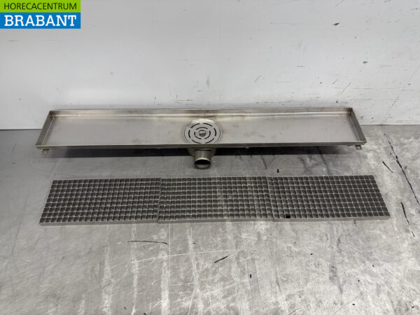 Combisteel Stainless Steel Floor Well 133 x 20 x 14 cm Horeca - Image 4