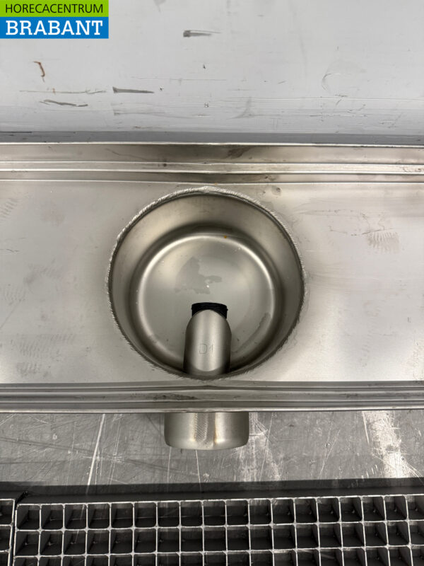 Combisteel Stainless Steel Floor Well 133 x 20 x 14 cm Horeca - Image 5