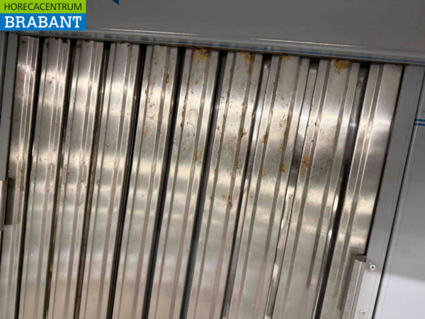 Stainless steel extractor hood Extractor hood with slat filters Premium-line 250 cm Box model Box model Horeca - Image 6