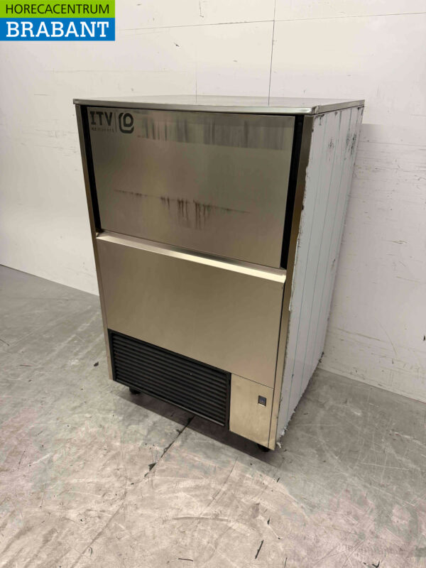 Stainless steel ITV Ice cube machine 75 kg per day 37 kg bunker 230V Horeca - Image 2