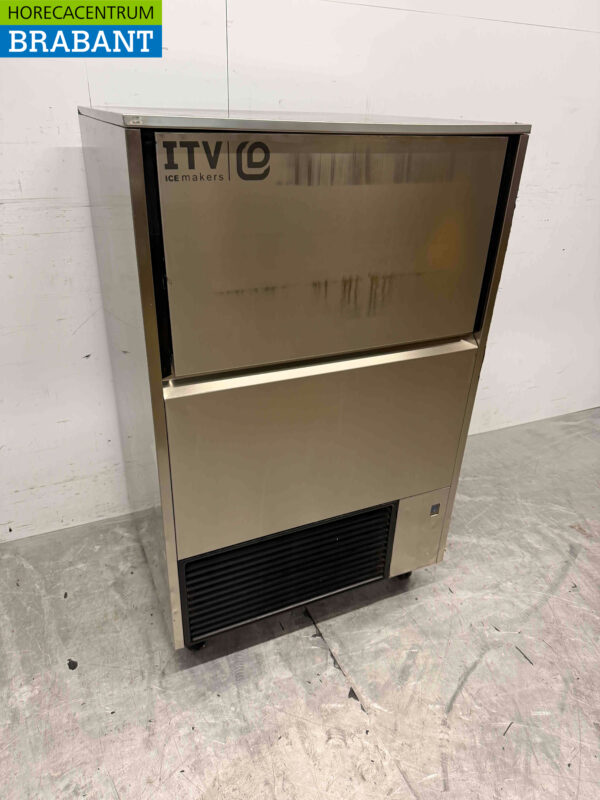 Stainless steel ITV Ice cube machine 75 kg per day 37 kg bunker 230V Horeca - Image 3
