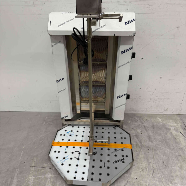 Stainless steel Combisteel Gyros Grill Donerergrill 3 burners Motor above Gas Catering