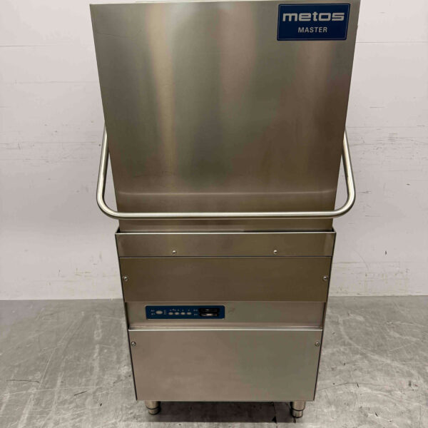 Stainless steel Metos Master Sliding dishwasher 400V Catering