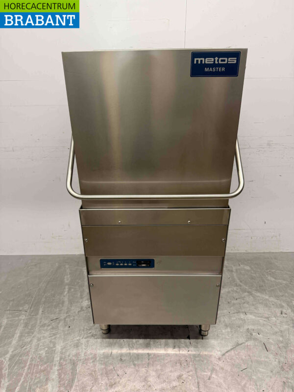 Stainless steel Metos Master Sliding dishwasher 400V Catering
