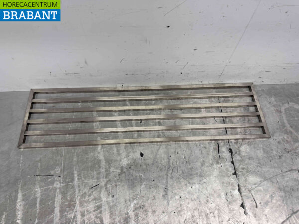 Stainless steel Pan Rack Wall Shelf 150 x 40 cm Horeca - Image 4