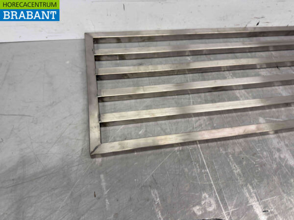 Stainless steel Pan Rack Wall Shelf 150 x 40 cm Horeca - Image 3