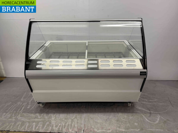 Mobile Combisteel Hawai Scoop ice cream display case 16 trays 230V Horeca