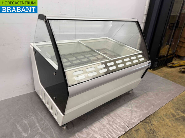 Mobile Combisteel Hawai Scoop ice cream display case 16 trays 230V Horeca - Image 2