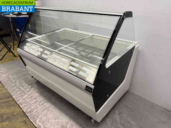 Mobile Combisteel Hawai Scoop ice cream display case 16 trays 230V Horeca - Image 3