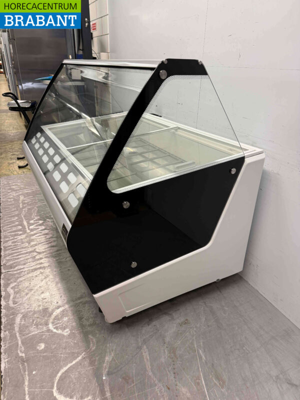 Mobile Combisteel Hawai Scoop ice cream display case 16 trays 230V Horeca - Image 4