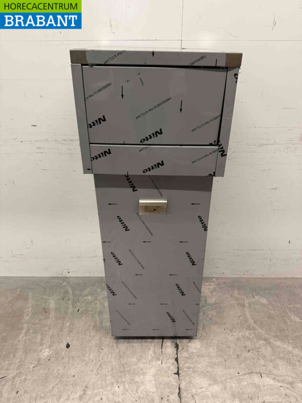 Stainless steel Combisteel Trash Can Waste Bin 80 liters Horeca