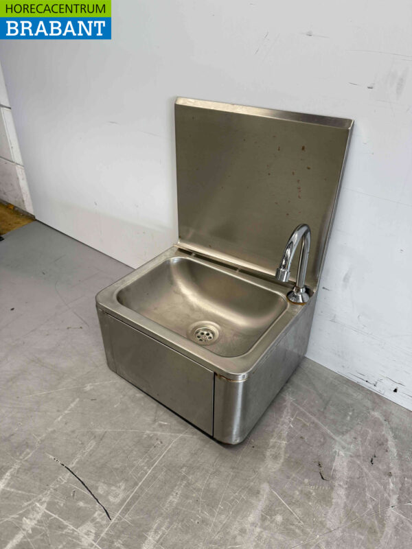 Stainless steel Combisteel Sink with knee controls Catering - Image 3