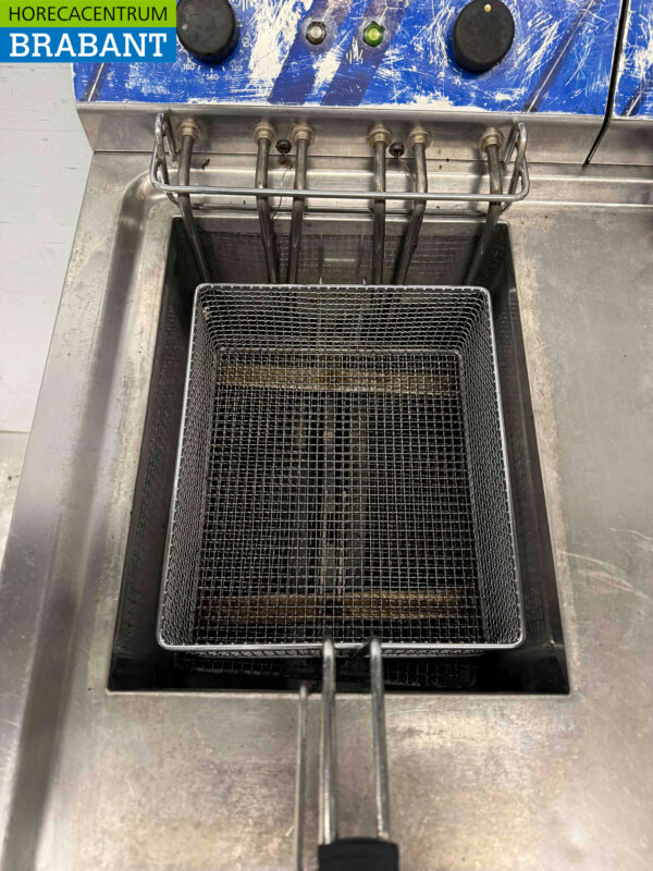 Stainless steel Double Fryer 2 x 12 liters 400V Catering - Image 6