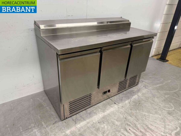 Stainless steel Saladette 3 Doors 137 cm 230V Catering - Image 3