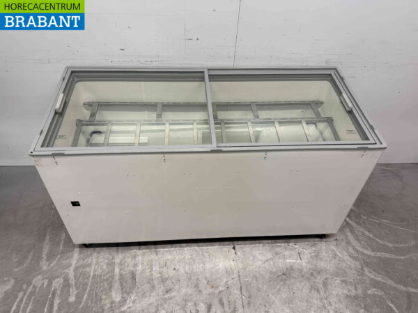 Mobile Combisteel Scoop ice cream display case 13 trays 230V Horeca - Image 2