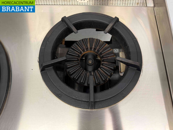 Stainless steel wok table wok stove 2 burners 36,7 kW 100 cm GAS Catering - Image 6