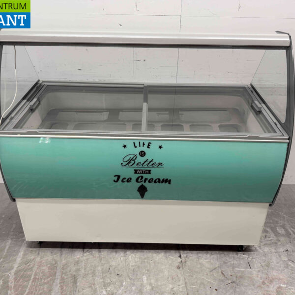 Mobile Combisteel Curacao Scoop ice cream display case 10 trays 230V Catering