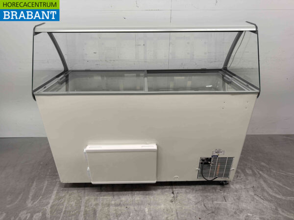 Mobile Combisteel Curacao Scoop ice cream display case 10 trays 230V Catering - Image 4