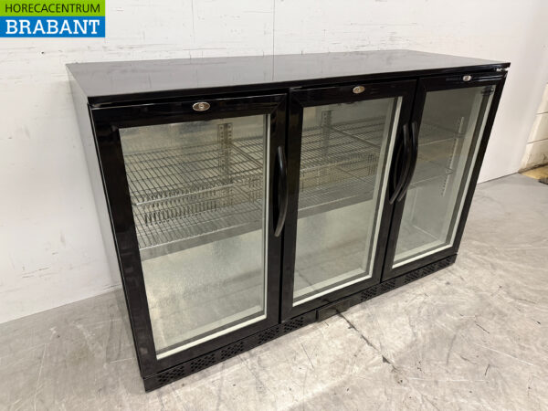 Combisteel Bar cooler 3 glass folding doors 135 cm 230V Horeca - Image 3