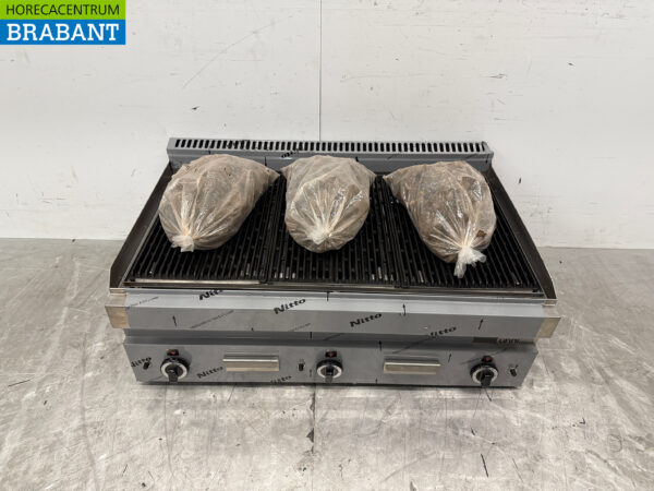 Stainless steel Lava grill stone grill 650 Series 102 cm 16.5 kW Gas Catering