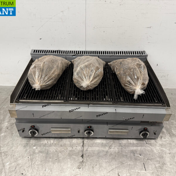 Stainless steel Lava grill stone grill 650 Series 102 cm 16.5 kW Gas Catering