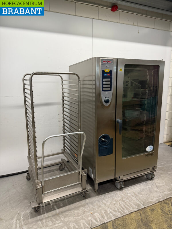 Stainless steel Rational SCC 202 SelfCookingCenter 40 x 1/1 GN 400V Horeca - Image 2