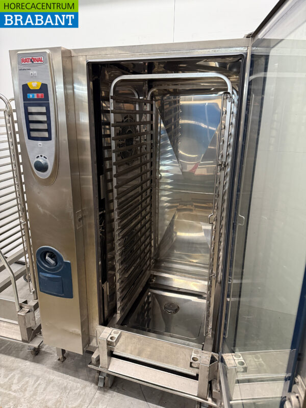 Stainless steel Rational SCC 202 SelfCookingCenter 40 x 1/1 GN 400V Horeca - Image 6
