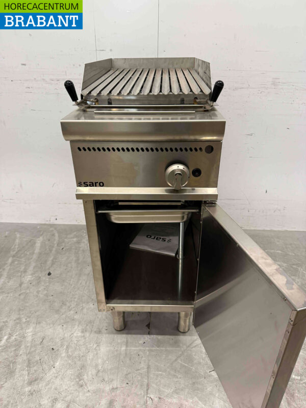 Stainless steel Saro / Casta Lavagrill Grill 40 cm GAS Catering - Image 3