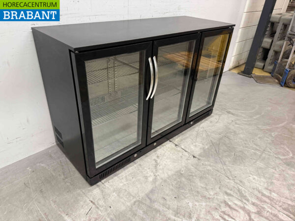 Backbar Bar Refrigeration Glass sliding doors 318 liters 133,5 cm 230V Horeca - Image 3