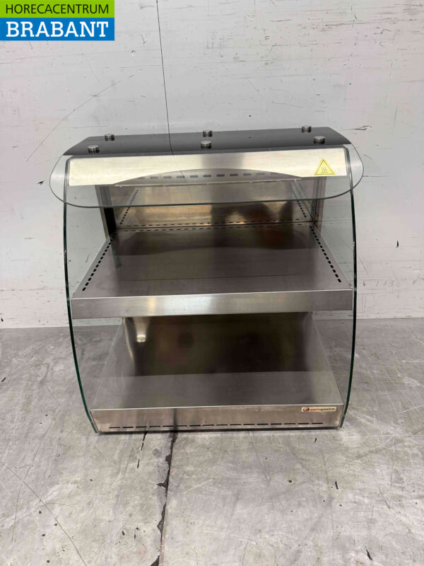 Stainless steel Hot Display Case 4 x 1/2 GN 230V Catering