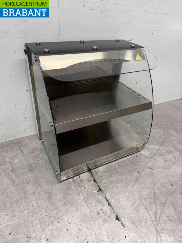 Stainless steel Hot Display Case 4 x 1/2 GN 230V Catering - Image 3